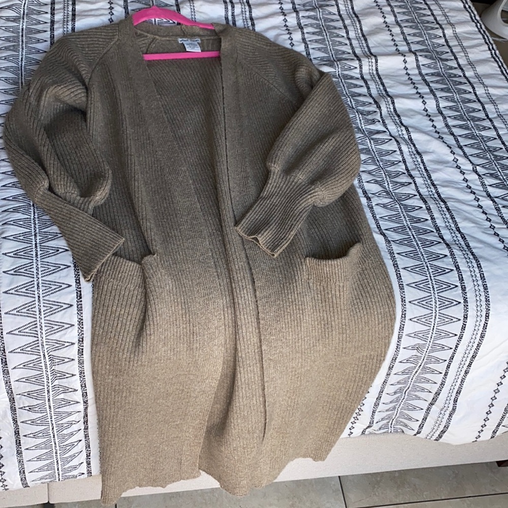 Beige chunky cardigan